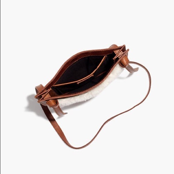 Madewell Knot Crossbody Bag in Shearling - Picture 2 of 8